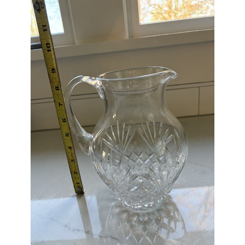 Vintage Godinger 2 Quart Pineapple Jug Pitcher - Diamond & Fan, Brilliant Cut - Picture 6 of 6